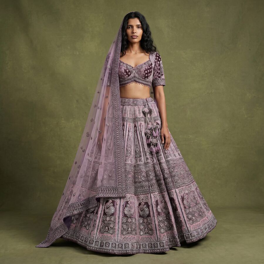 AI campaign shot — bridal lehenga