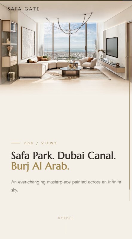 DAMAC Safa Gate, concept build